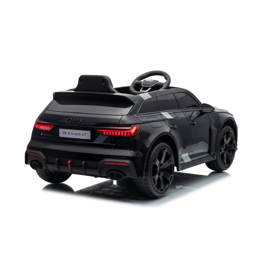 Elektromobilis Audi RS6 Avant GT, Black-Elektromobiliai vaikams, Mašinos-e-vaikas