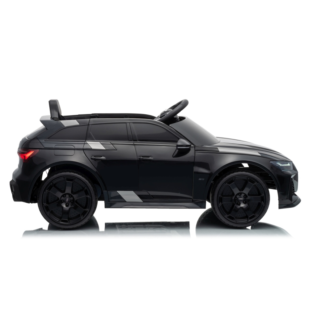 Elektromobilis Audi RS6 Avant GT, Black-Elektromobiliai vaikams, Mašinos-e-vaikas
