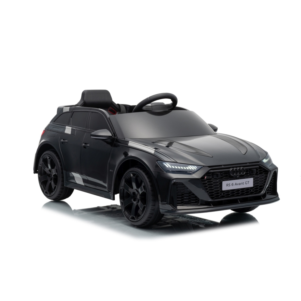 Elektromobilis Audi RS6 Avant GT, Black-Elektromobiliai vaikams, Mašinos-e-vaikas