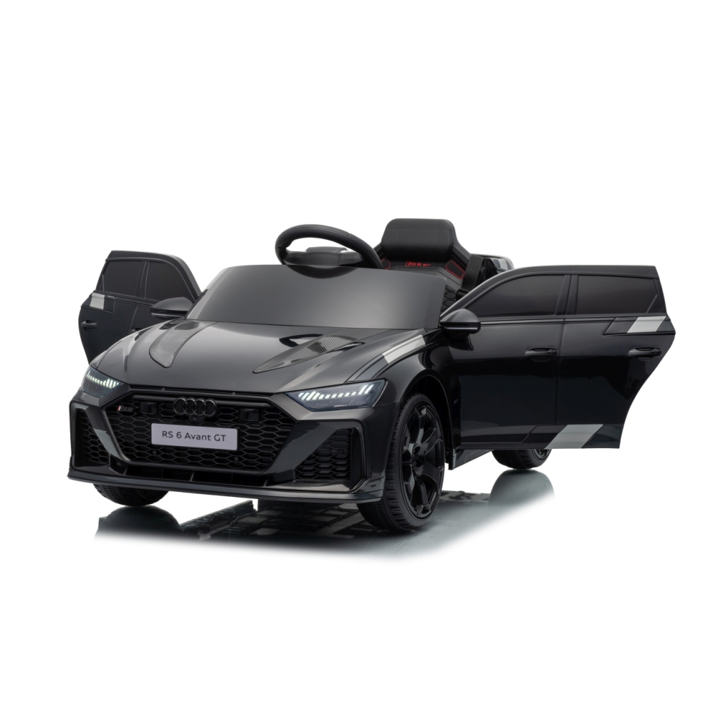 Elektromobilis Audi RS6 Avant GT, Black-Elektromobiliai vaikams, Mašinos-e-vaikas