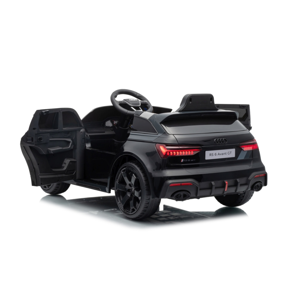 Elektromobilis Audi RS6 Avant GT, Black-Elektromobiliai vaikams, Mašinos-e-vaikas