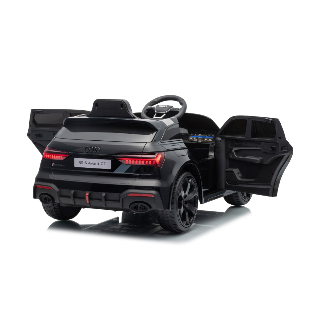 Elektromobilis Audi RS6 Avant GT, Black-Elektromobiliai vaikams, Mašinos-e-vaikas