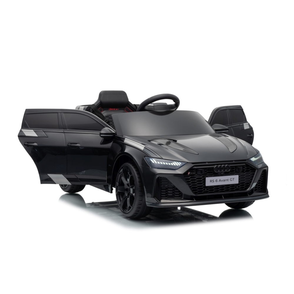 Elektromobilis Audi RS6 Avant GT, Black-Elektromobiliai vaikams, Mašinos-e-vaikas