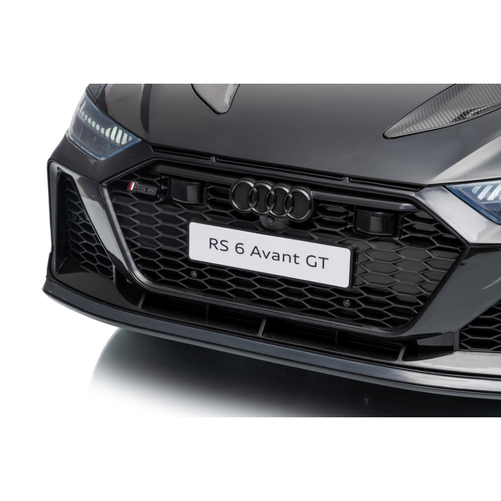 Elektromobilis Audi RS6 Avant GT, Black-Elektromobiliai vaikams, Mašinos-e-vaikas