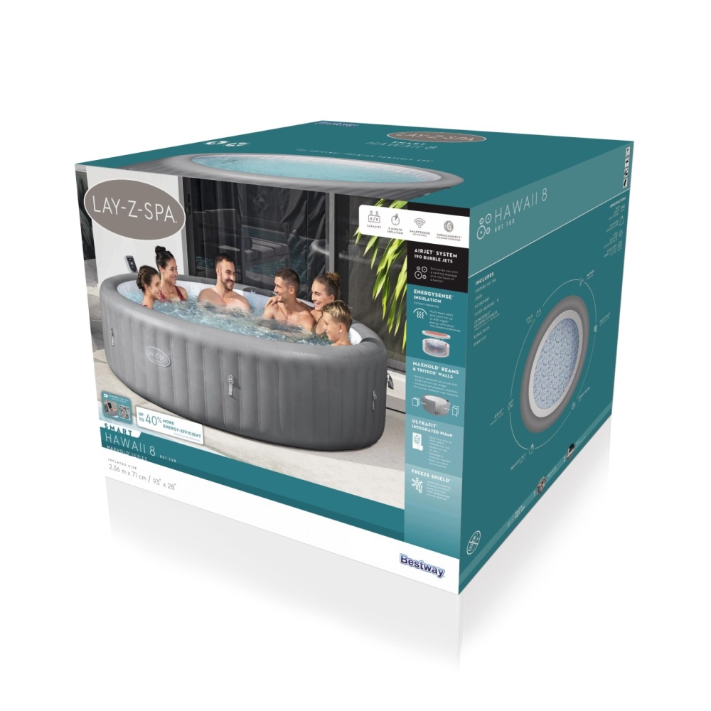 Sūkurinė vonia Lay-Z-Spa HAWAII AirJet 8 Jacuzzi BESTWAY