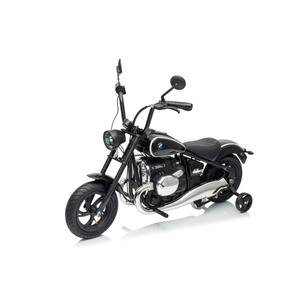 Elektrinis motociklas BMW R18, Black-Elektromobiliai vaikams, Motociklai-e-vaikas