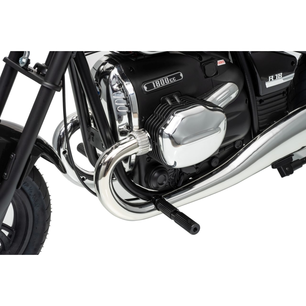 Elektrinis motociklas BMW R18, Black-Elektromobiliai vaikams, Motociklai-e-vaikas