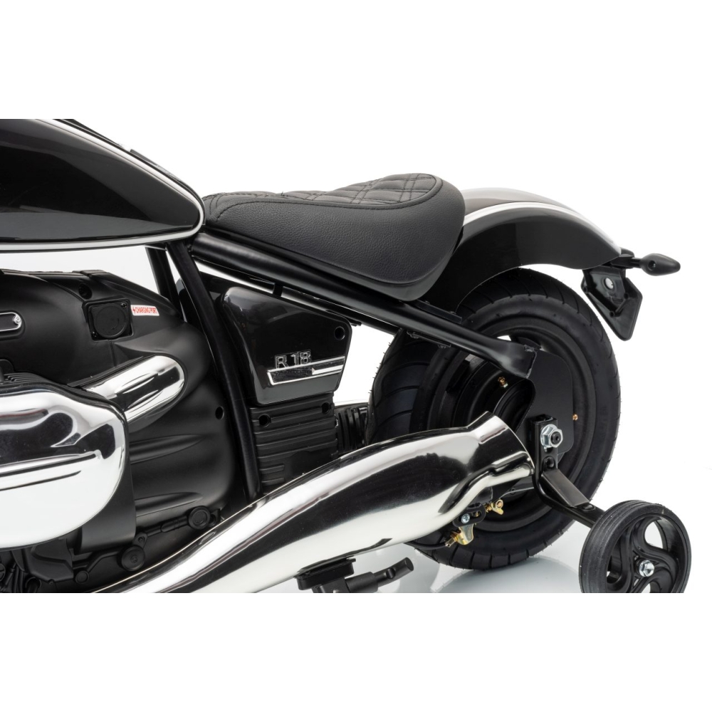 Elektrinis motociklas BMW R18, Black-Elektromobiliai vaikams, Motociklai-e-vaikas