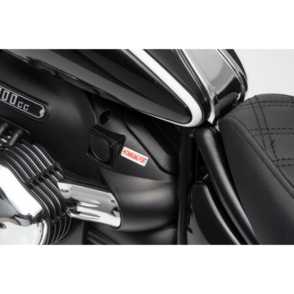 Elektrinis motociklas BMW R18, Black-Elektromobiliai vaikams, Motociklai-e-vaikas