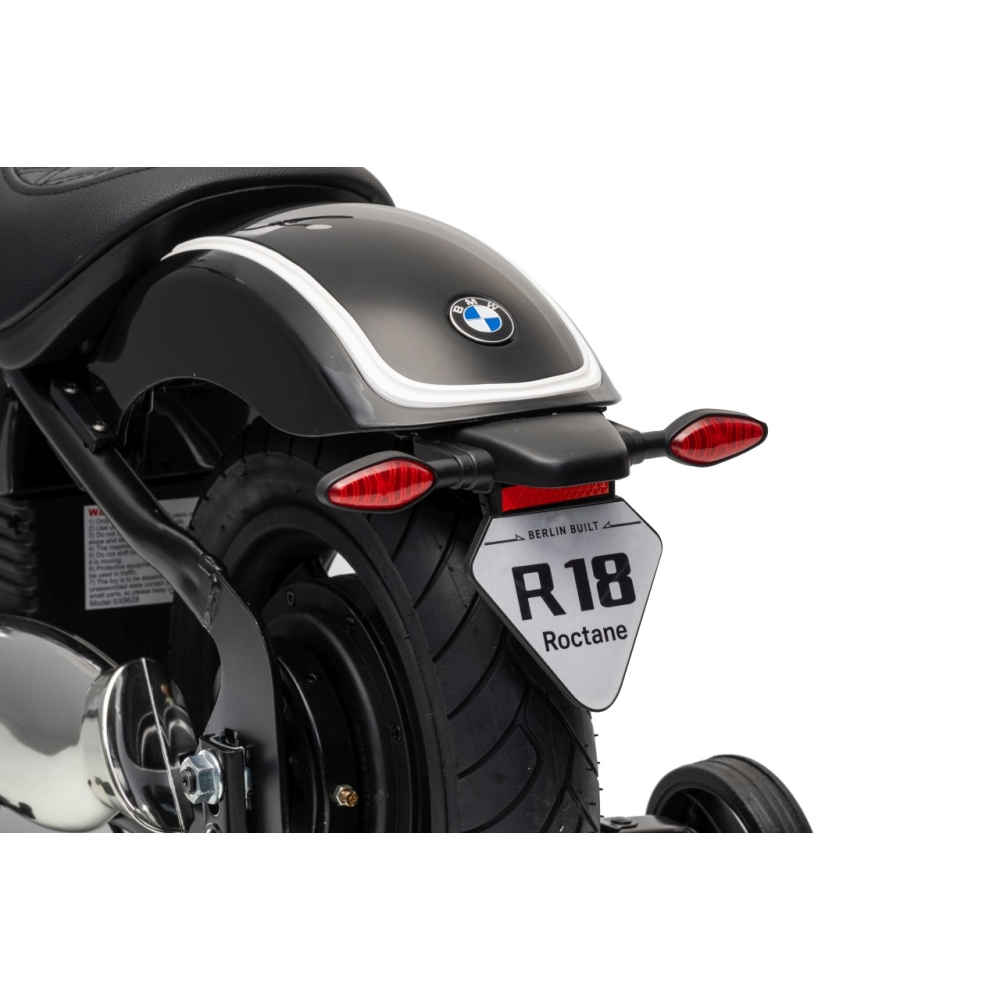 Elektrinis motociklas BMW R18, Black-Elektromobiliai vaikams, Motociklai-e-vaikas