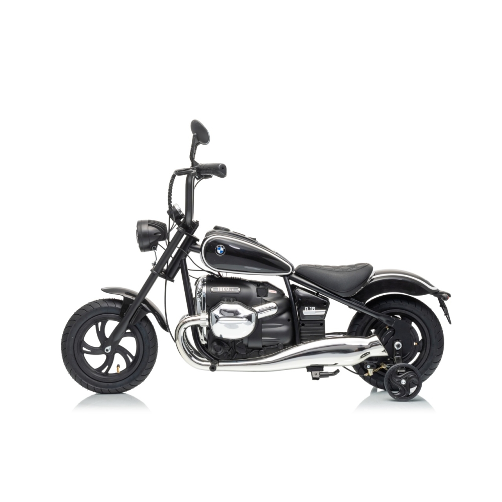 Elektrinis motociklas BMW R18, Black-Elektromobiliai vaikams, Motociklai-e-vaikas