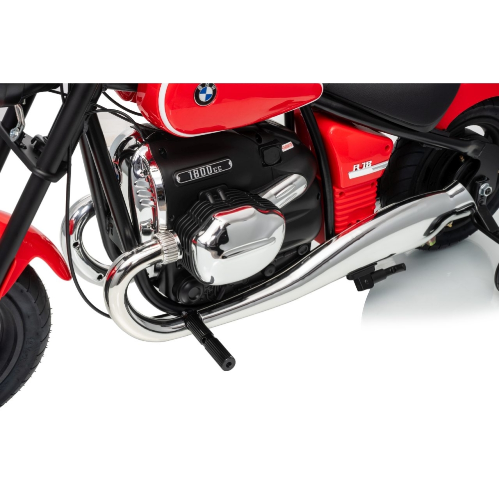 Elektrinis motociklas BMW R18, Red-Elektromobiliai vaikams, Motociklai-e-vaikas