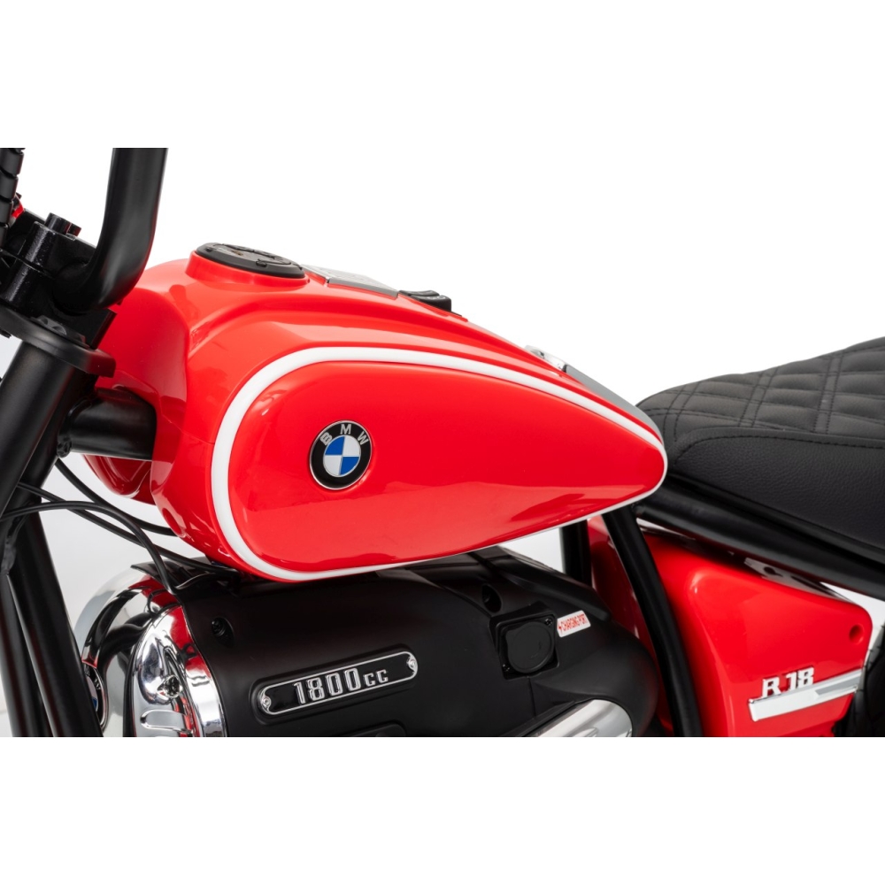 Elektrinis motociklas BMW R18, Red-Elektromobiliai vaikams, Motociklai-e-vaikas