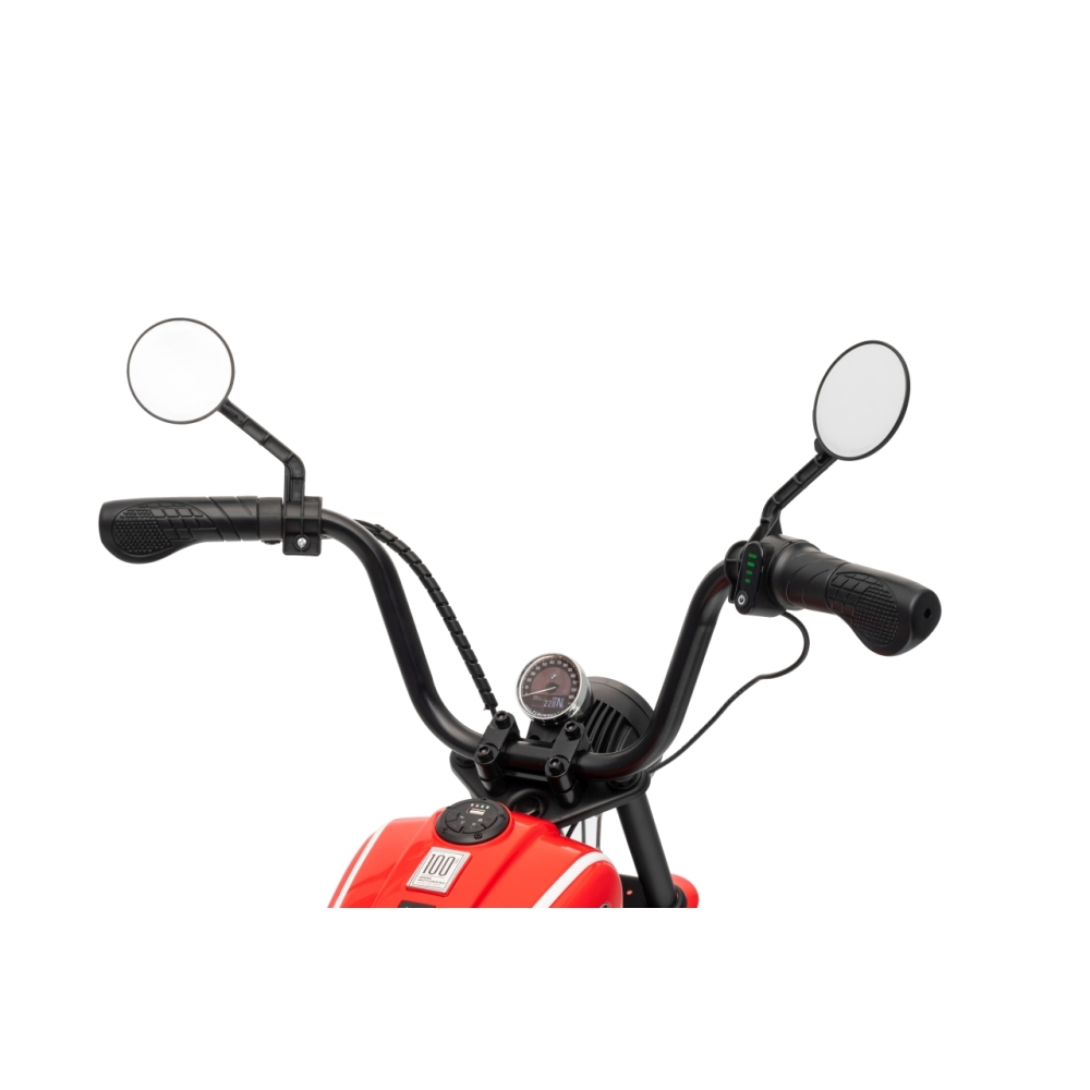 Elektrinis motociklas BMW R18, Red-Elektromobiliai vaikams, Motociklai-e-vaikas