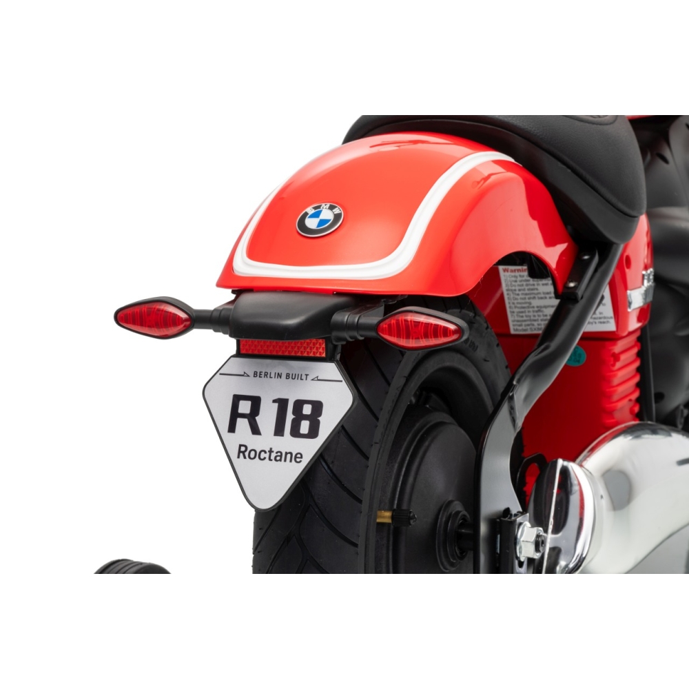Elektrinis motociklas BMW R18, Red-Elektromobiliai vaikams, Motociklai-e-vaikas