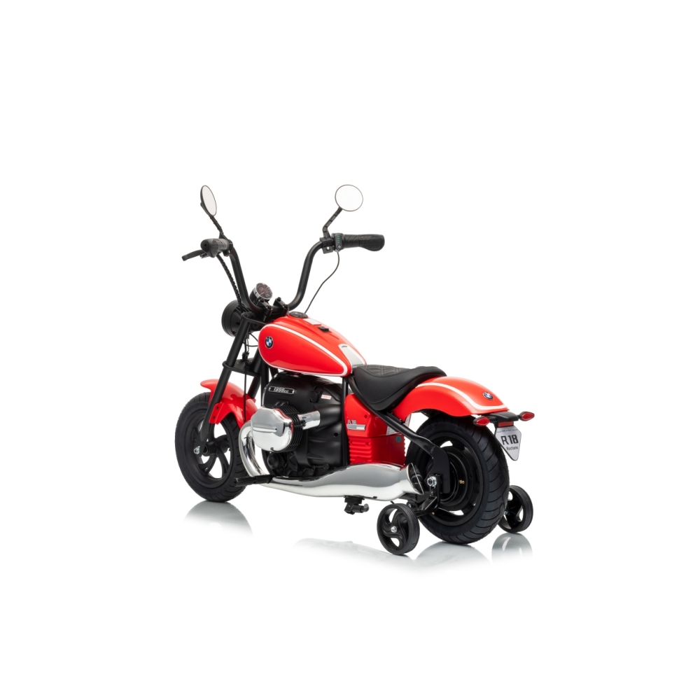 Elektrinis motociklas BMW R18, Red-Elektromobiliai vaikams, Motociklai-e-vaikas