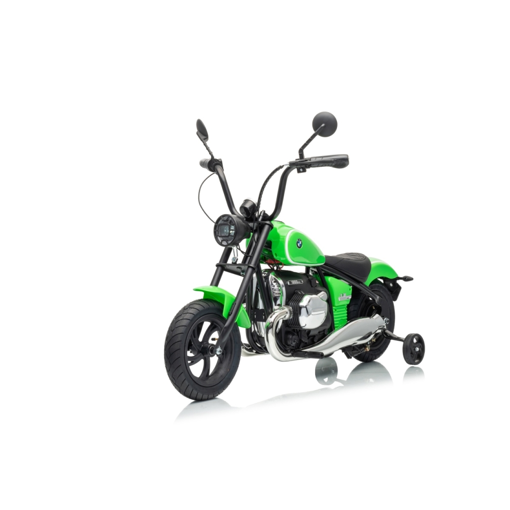 Elektrinis motociklas BMW R18, Green-Elektromobiliai vaikams, Motociklai-e-vaikas