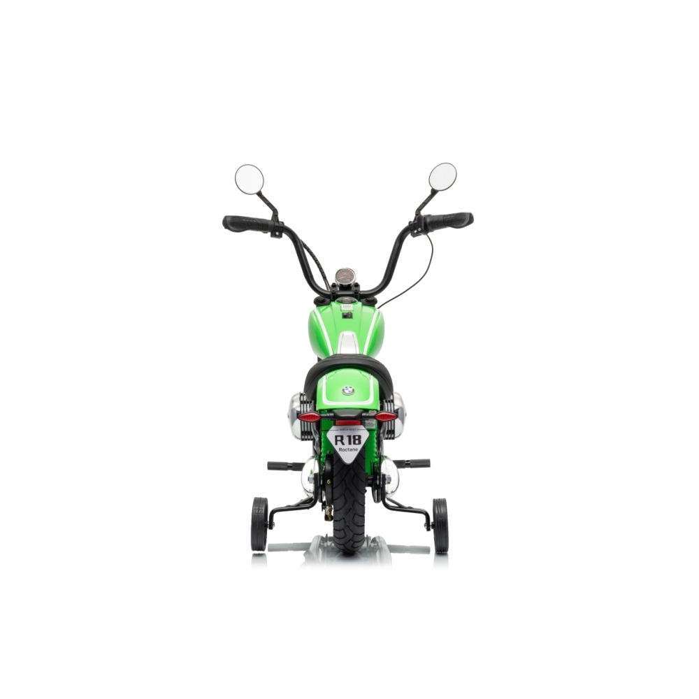 Elektrinis motociklas BMW R18, Green-Elektromobiliai vaikams, Motociklai-e-vaikas