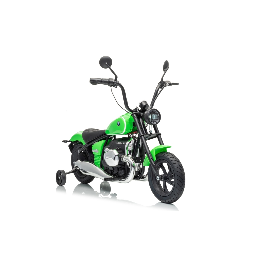 Elektrinis motociklas BMW R18, Green-Elektromobiliai vaikams, Motociklai-e-vaikas