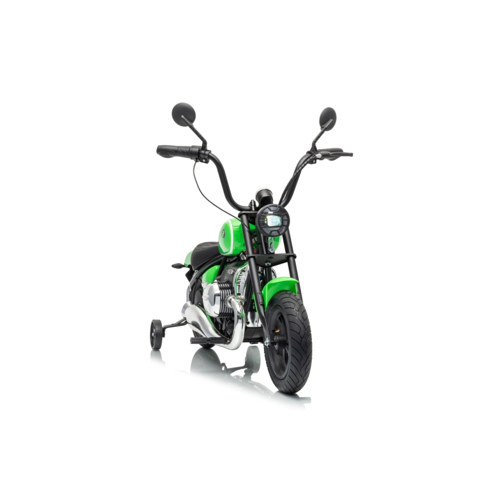 Elektrinis motociklas BMW R18, Green-Elektromobiliai vaikams, Motociklai-e-vaikas