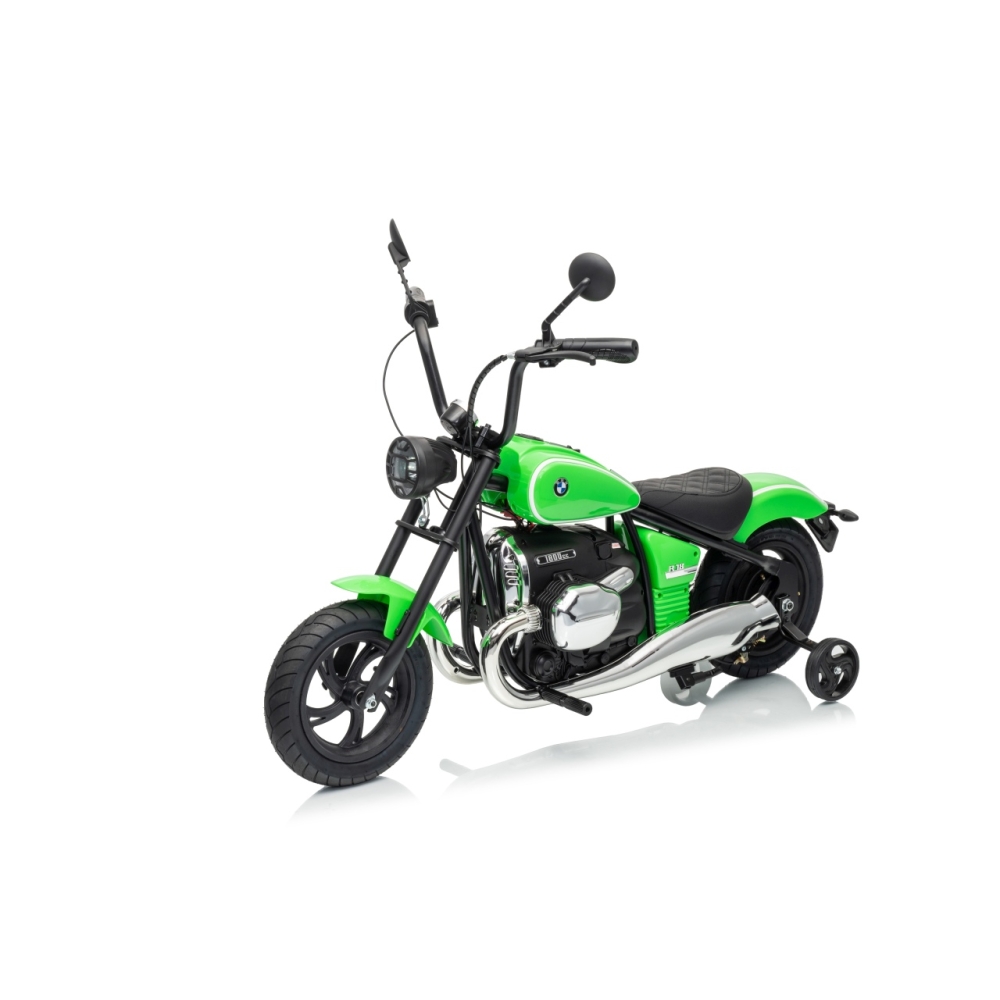 Elektrinis motociklas BMW R18, Green-Elektromobiliai vaikams, Motociklai-e-vaikas
