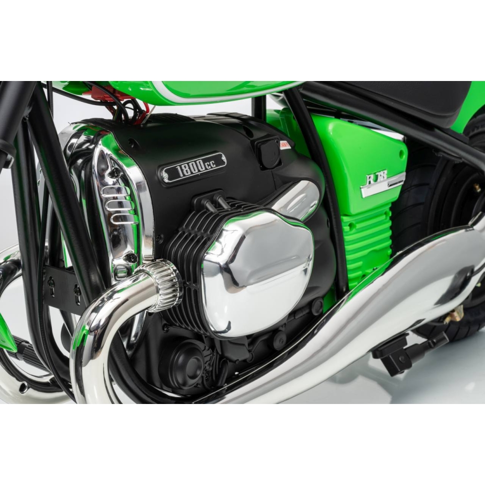 Elektrinis motociklas BMW R18, Green-Elektromobiliai vaikams, Motociklai-e-vaikas