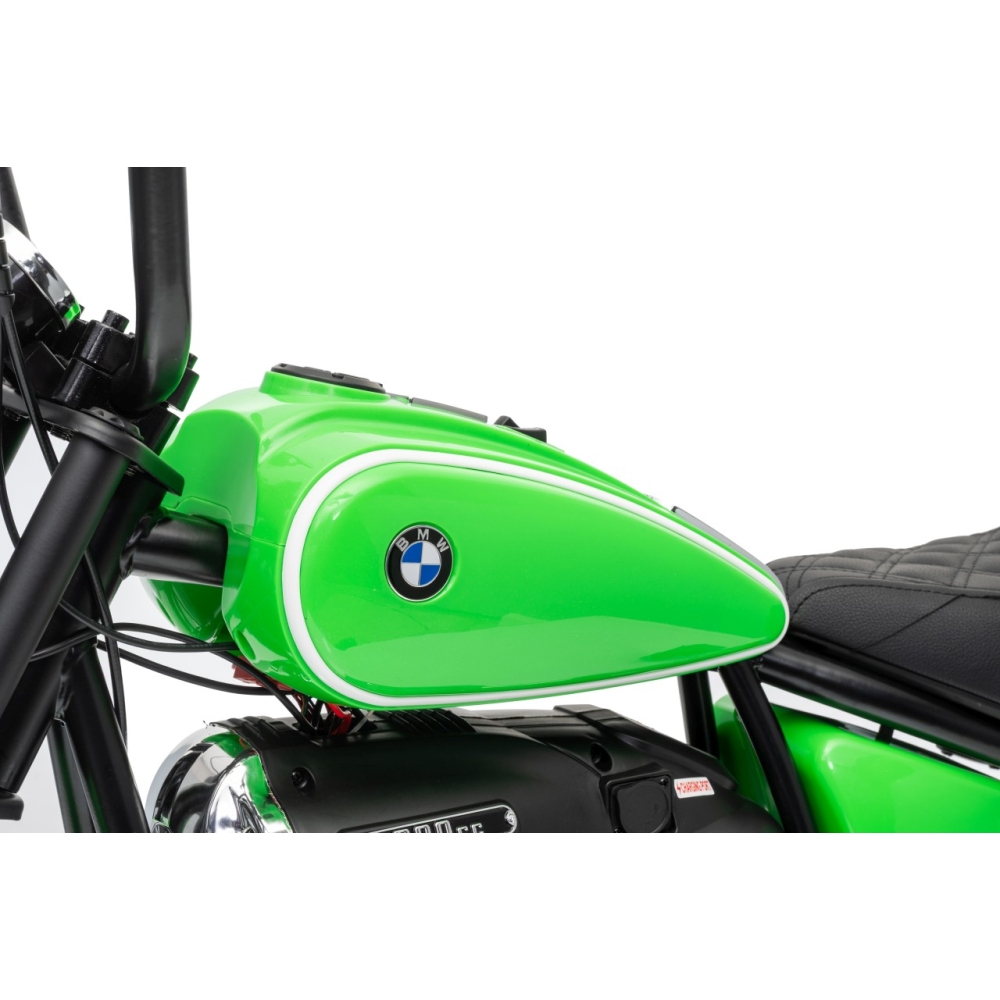 Elektrinis motociklas BMW R18, Green-Elektromobiliai vaikams, Motociklai-e-vaikas