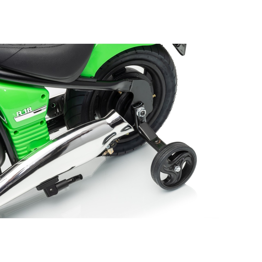 Elektrinis motociklas BMW R18, Green-Elektromobiliai vaikams, Motociklai-e-vaikas