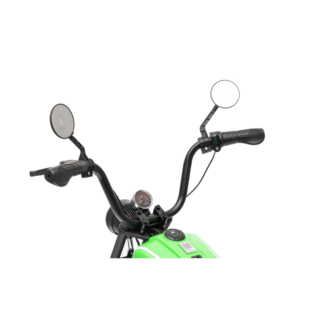 Elektrinis motociklas BMW R18, Green-Elektromobiliai vaikams, Motociklai-e-vaikas