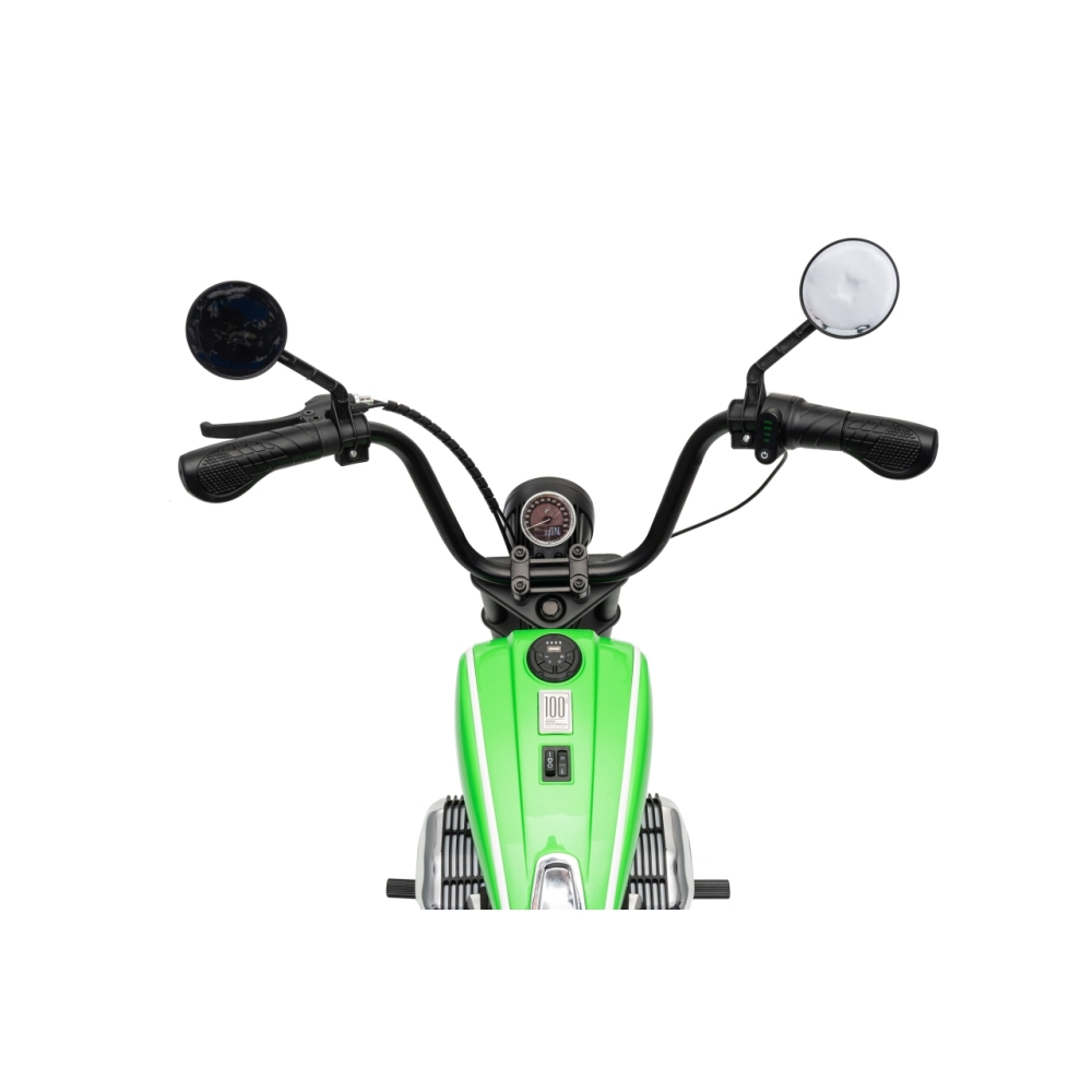 Elektrinis motociklas BMW R18, Green-Elektromobiliai vaikams, Motociklai-e-vaikas