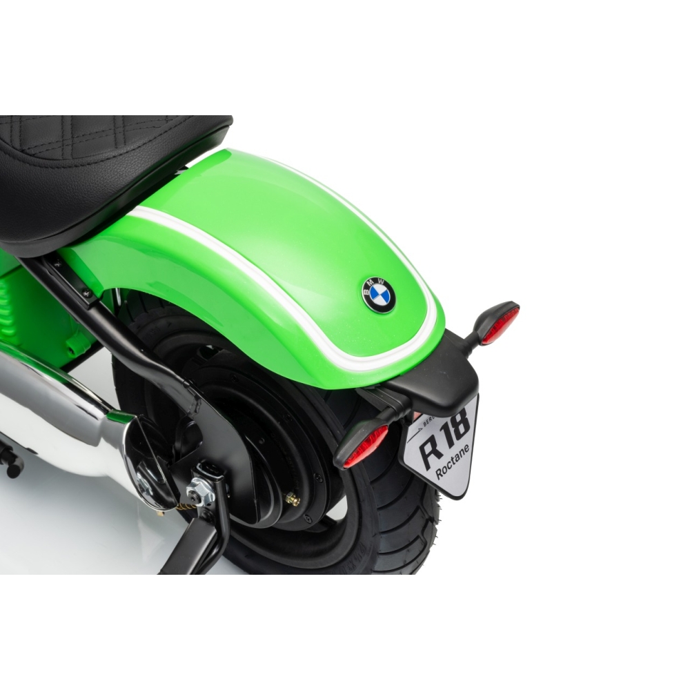 Elektrinis motociklas BMW R18, Green-Elektromobiliai vaikams, Motociklai-e-vaikas