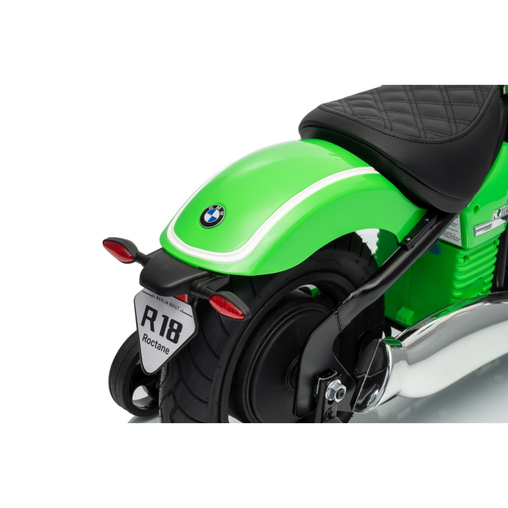 Elektrinis motociklas BMW R18, Green-Elektromobiliai vaikams, Motociklai-e-vaikas
