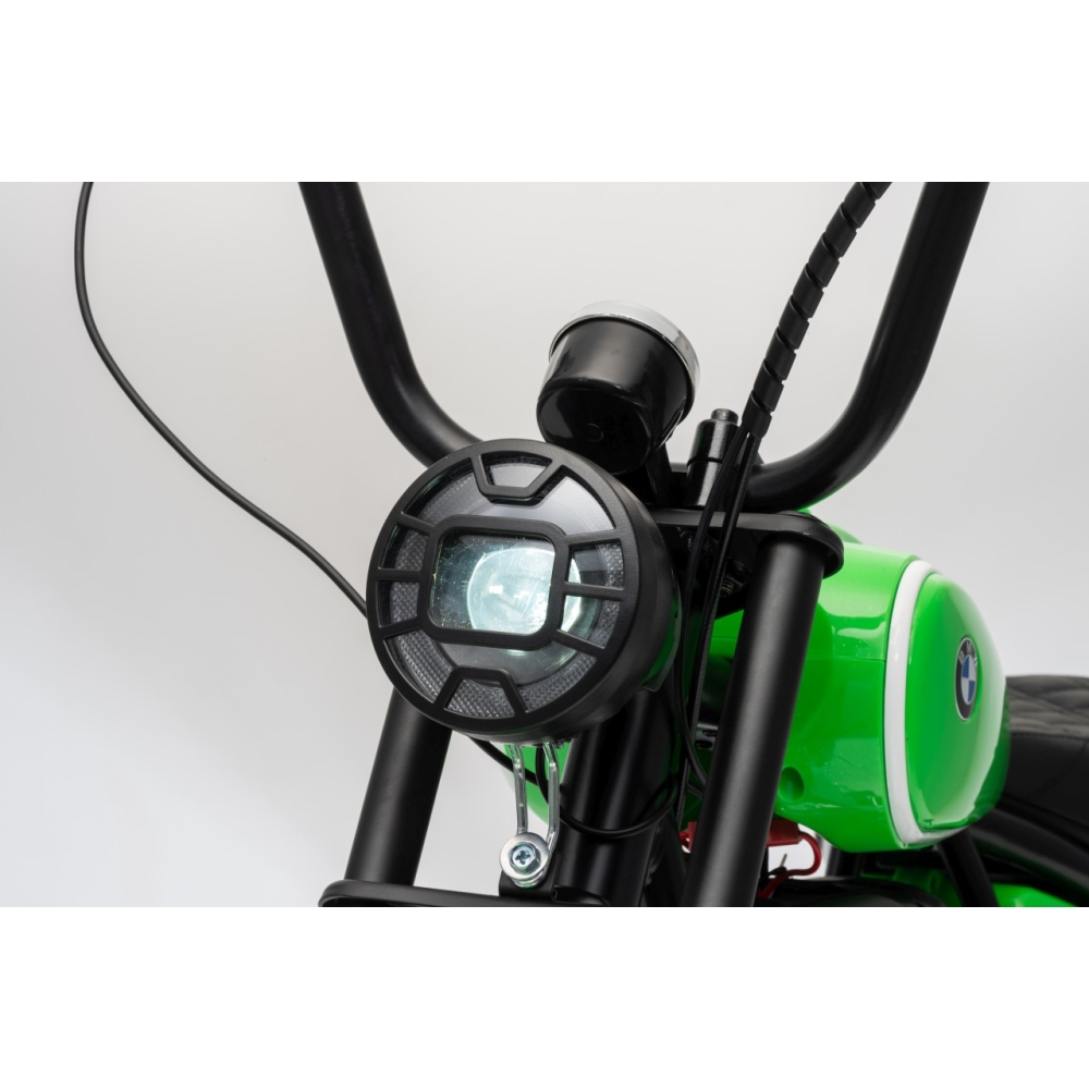 Elektrinis motociklas BMW R18, Green-Elektromobiliai vaikams, Motociklai-e-vaikas