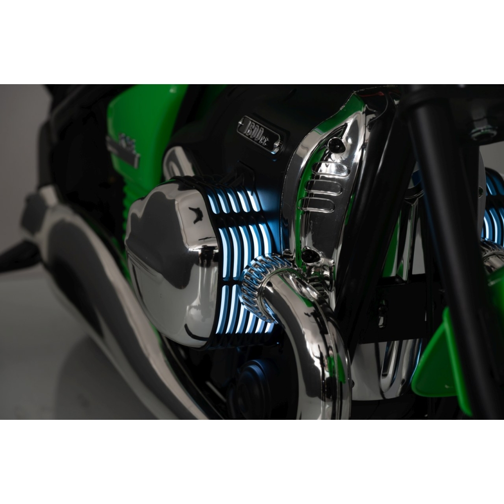 Elektrinis motociklas BMW R18, Green-Elektromobiliai vaikams, Motociklai-e-vaikas
