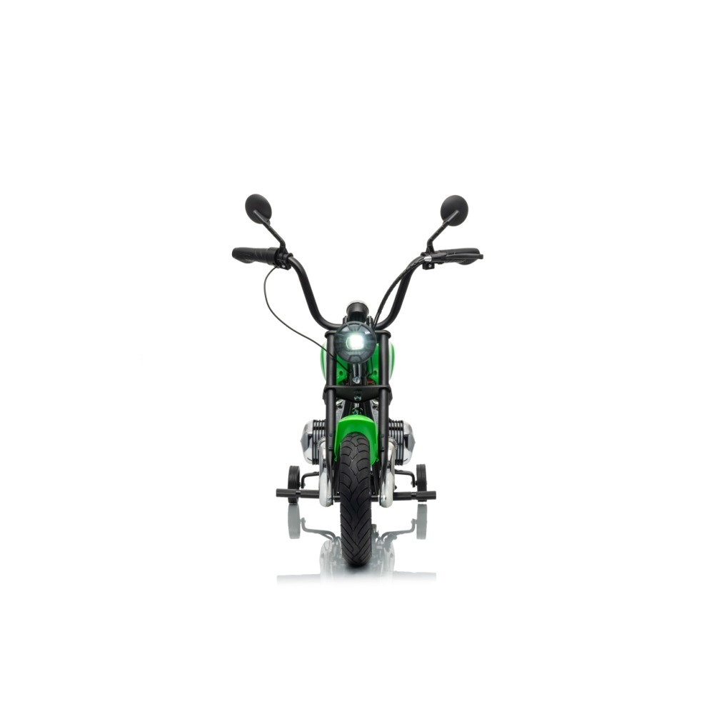 Elektrinis motociklas BMW R18, Green-Elektromobiliai vaikams, Motociklai-e-vaikas