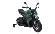Elektrinis motociklas Ducati Diavel x Bentley, Green-Elektromobiliai vaikams, Motociklai-e-vaikas