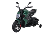 Elektrinis motociklas Ducati Diavel x Bentley, Green-Elektromobiliai vaikams, Motociklai-e-vaikas