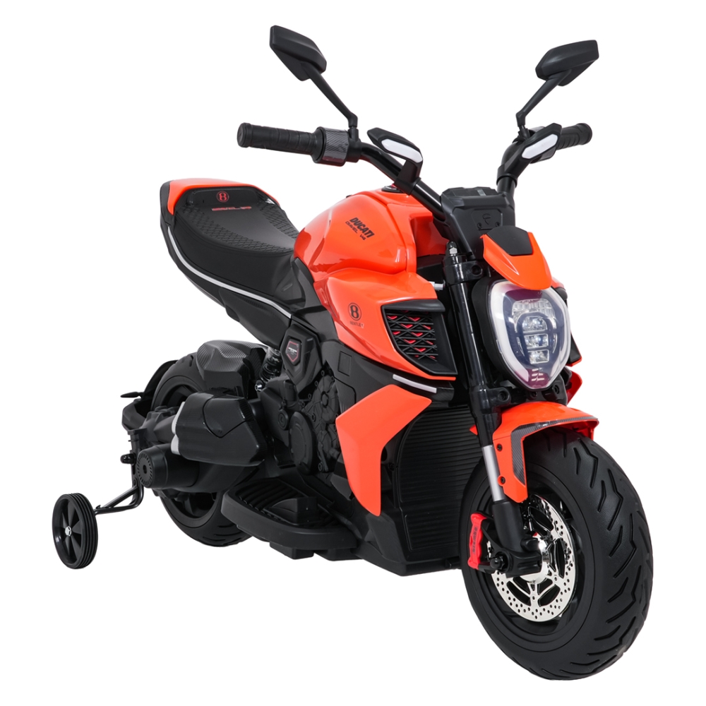 Elektrinis motociklas Ducati Diavel x Bentley, Orange-Elektromobiliai vaikams, Motociklai-e-vaikas