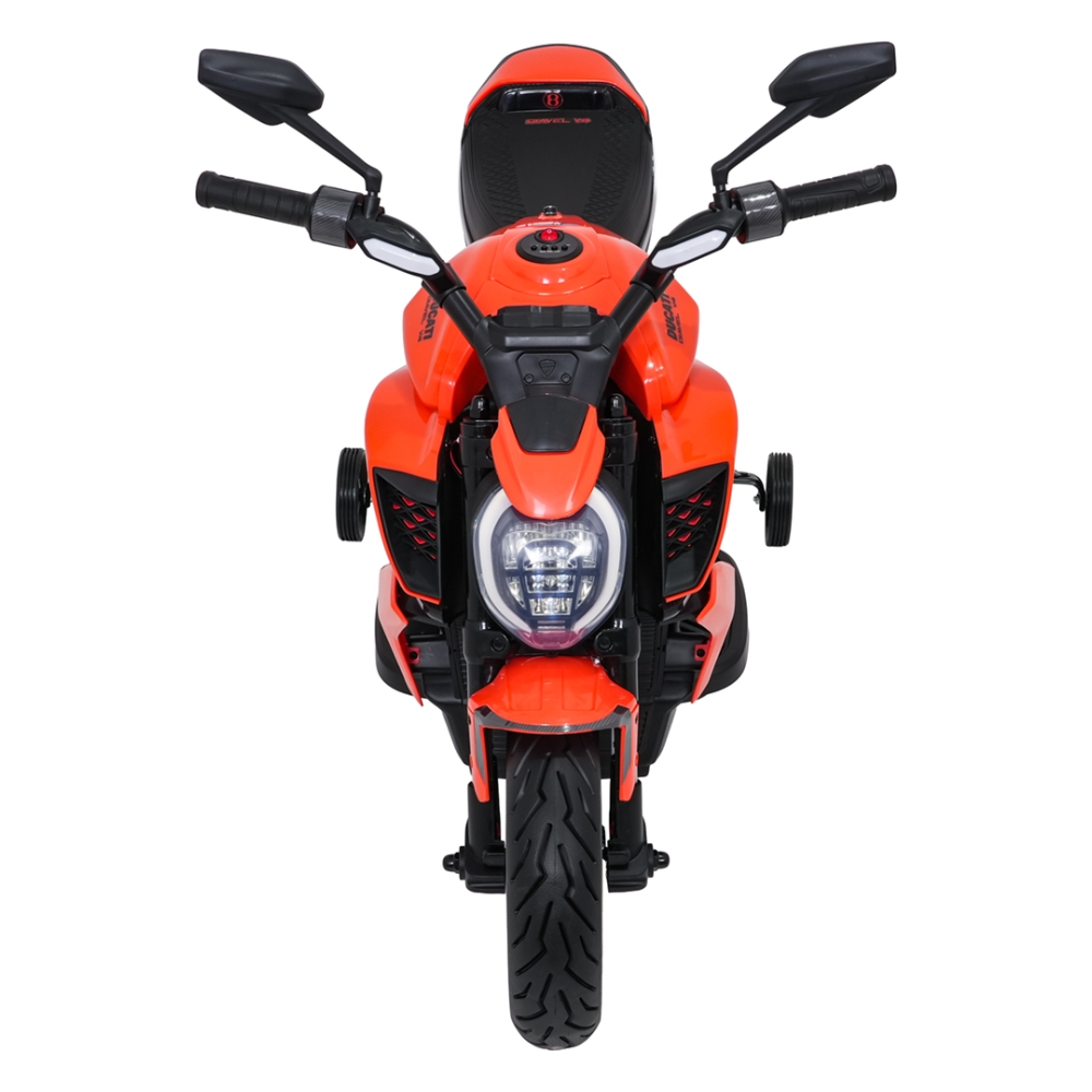 Elektrinis motociklas Ducati Diavel x Bentley, Orange-Elektromobiliai vaikams, Motociklai-e-vaikas