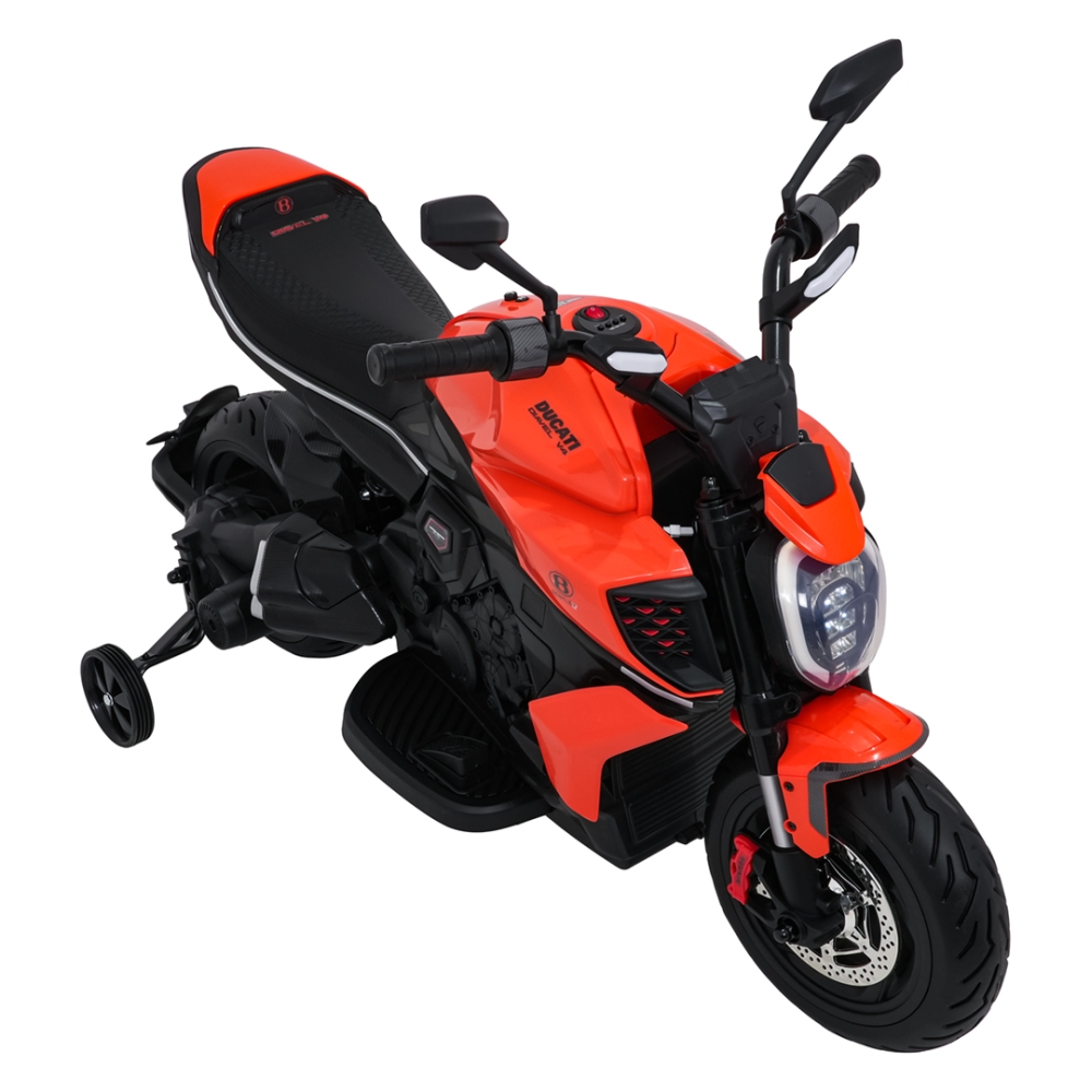 Elektrinis motociklas Ducati Diavel x Bentley, Orange-Elektromobiliai vaikams, Motociklai-e-vaikas