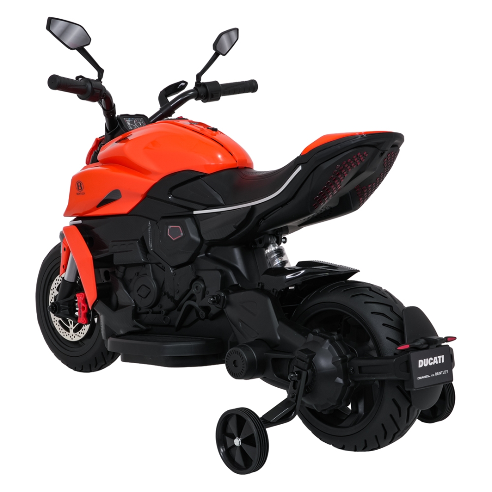 Elektrinis motociklas Ducati Diavel x Bentley, Orange-Elektromobiliai vaikams, Motociklai-e-vaikas