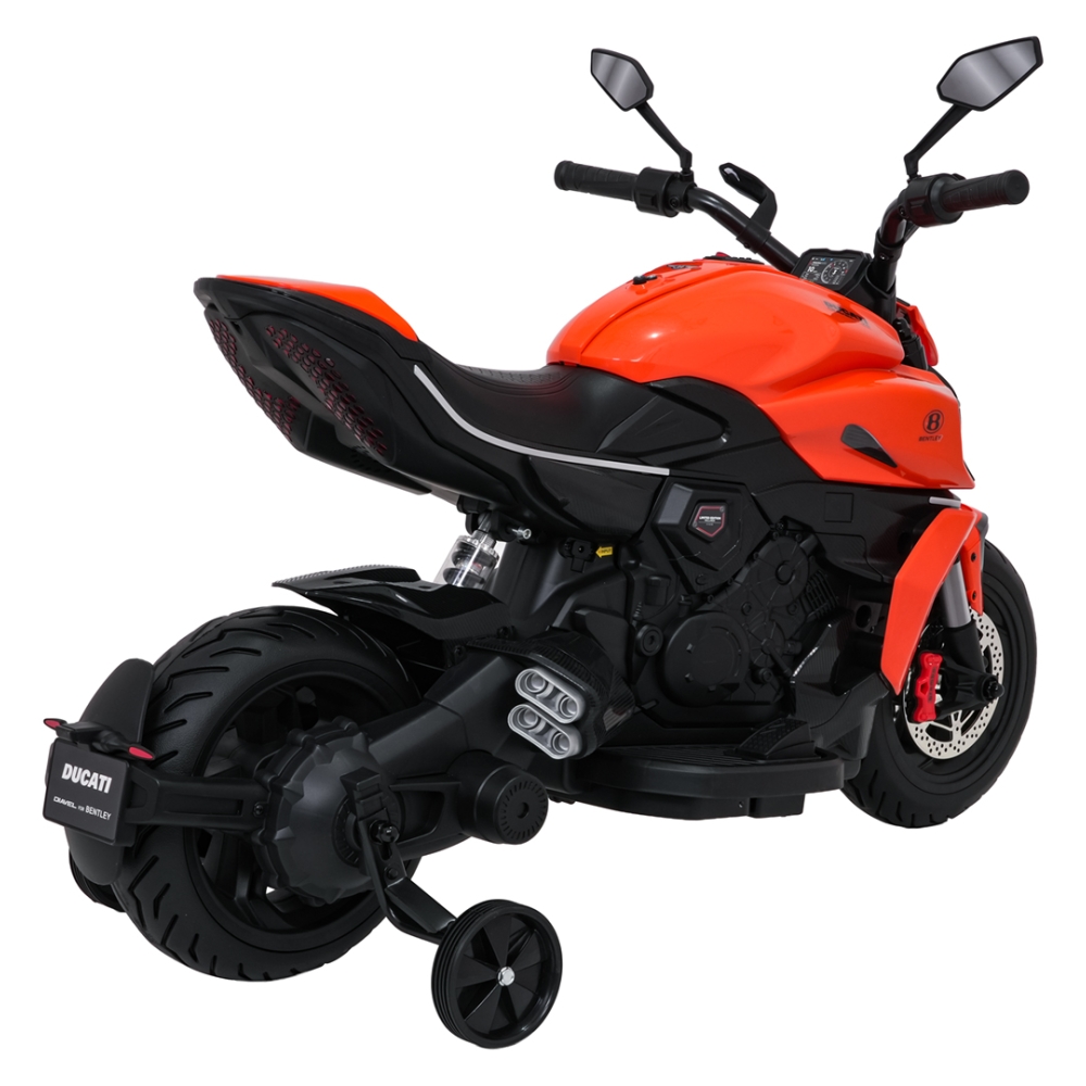Elektrinis motociklas Ducati Diavel x Bentley, Orange-Elektromobiliai vaikams, Motociklai-e-vaikas