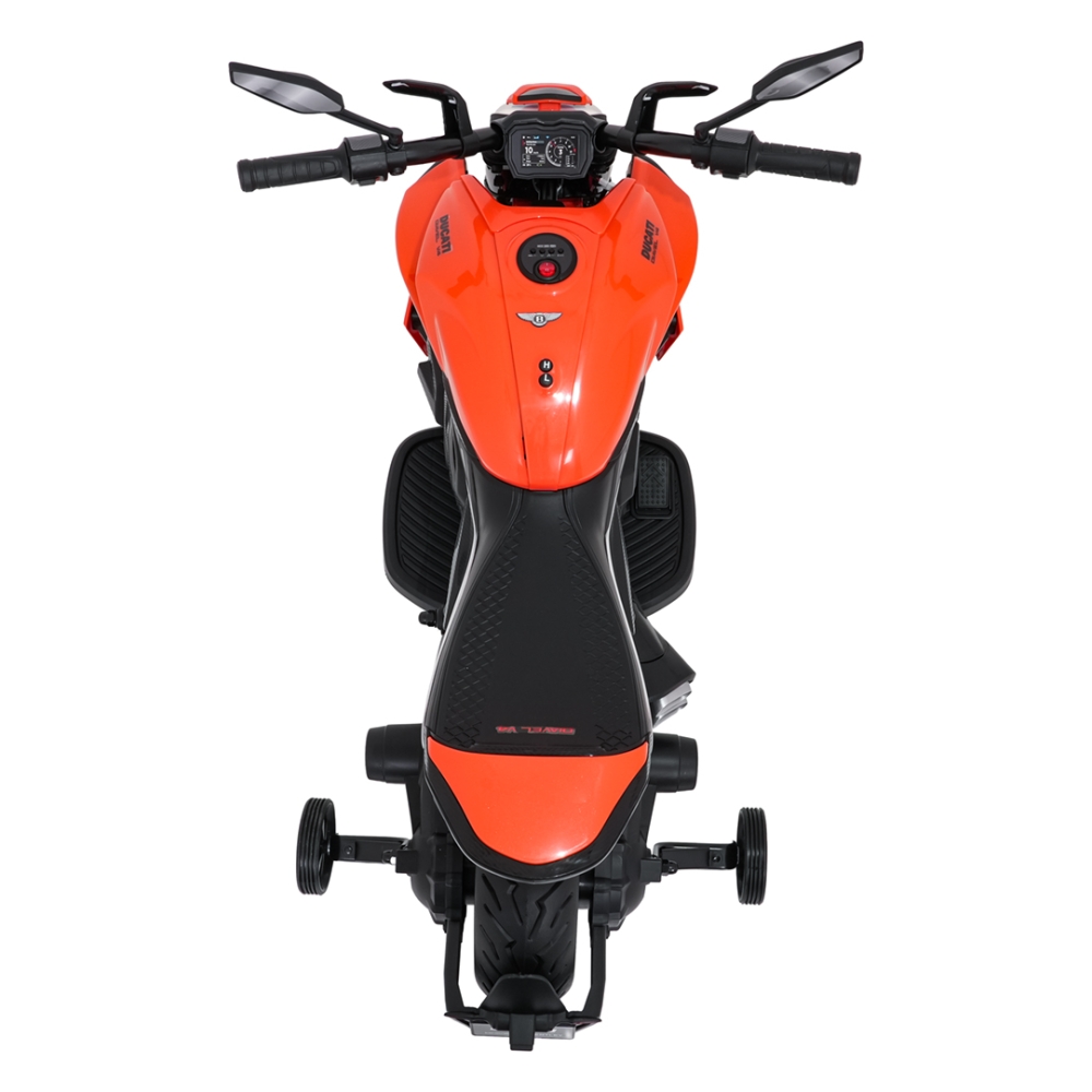 Elektrinis motociklas Ducati Diavel x Bentley, Orange-Elektromobiliai vaikams, Motociklai-e-vaikas