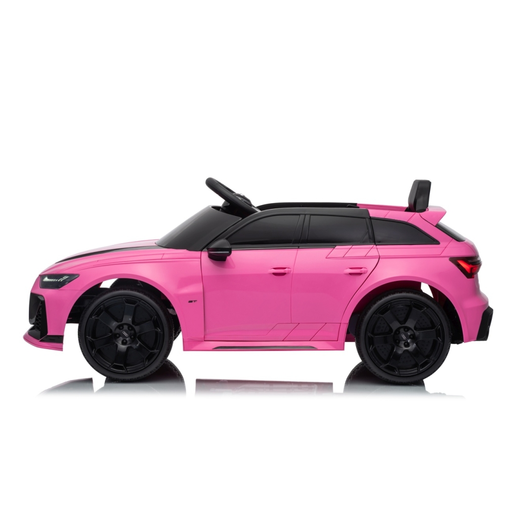 Elektromobilis Audi RS6 Avant GT, Pink-Elektromobiliai vaikams, Mašinos-e-vaikas