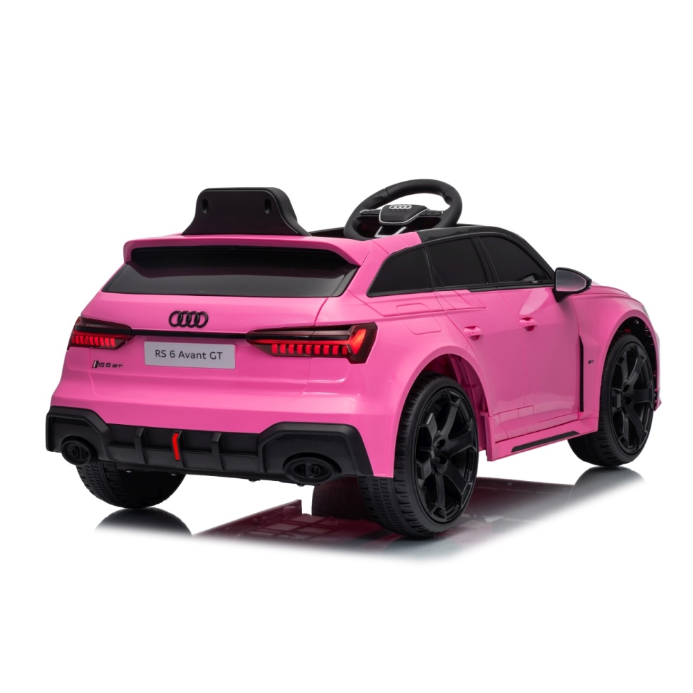 Elektromobilis Audi RS6 Avant GT, Pink-Elektromobiliai vaikams, Mašinos-e-vaikas