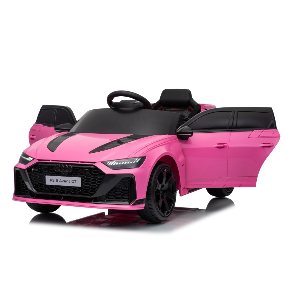 Elektromobilis Audi RS6 Avant GT, Pink-Elektromobiliai vaikams, Mašinos-e-vaikas