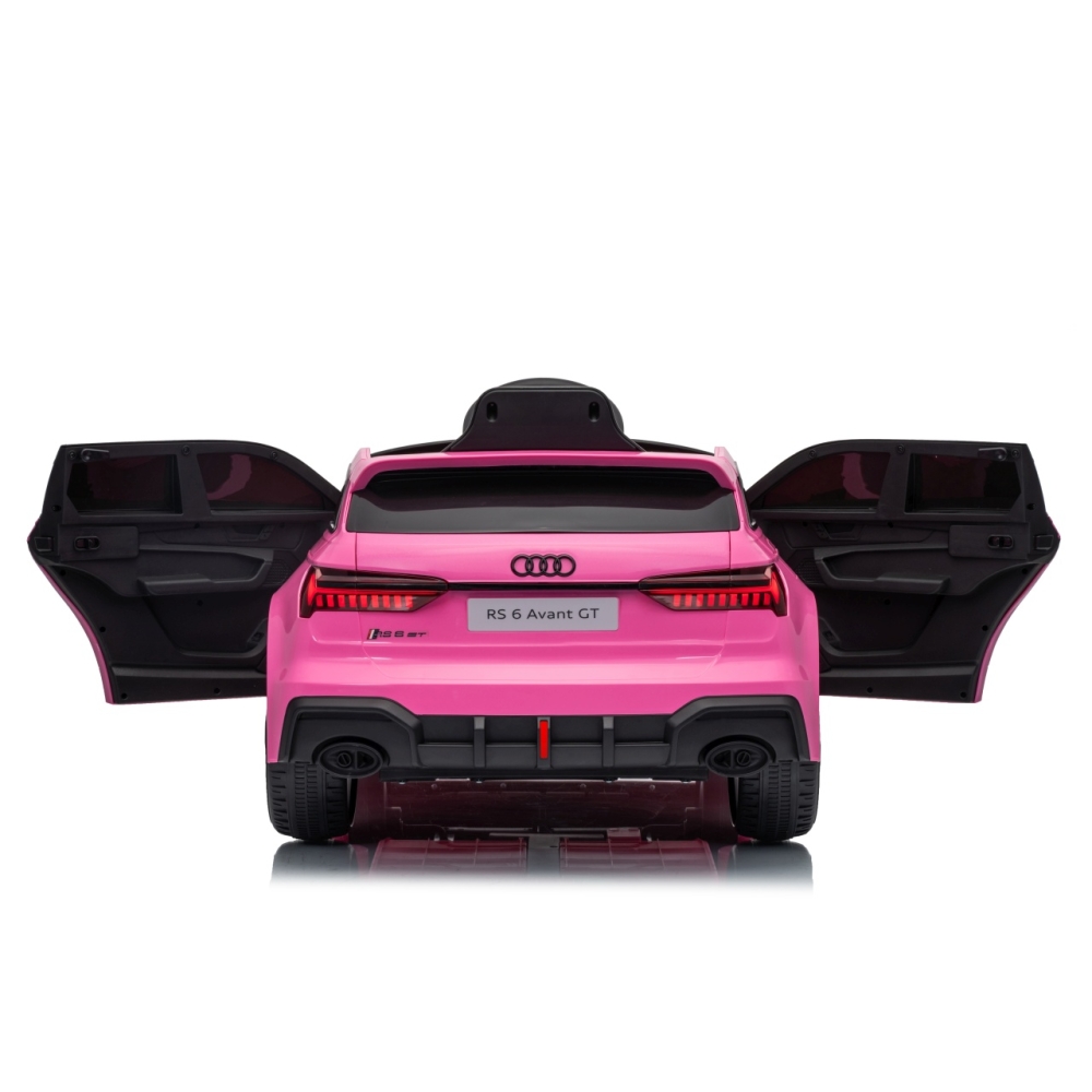 Elektromobilis Audi RS6 Avant GT, Pink-Elektromobiliai vaikams, Mašinos-e-vaikas