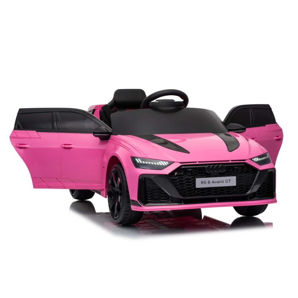 Elektromobilis Audi RS6 Avant GT, Pink-Elektromobiliai vaikams, Mašinos-e-vaikas