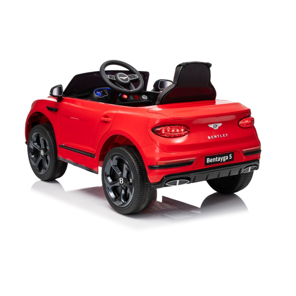 Elektromobilis Bentley Bentayga S, Red-Elektromobiliai vaikams, Visureigiai-e-vaikas