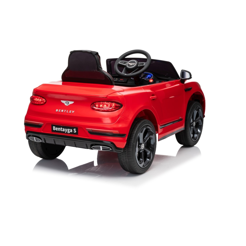 Elektromobilis Bentley Bentayga S, Red-Elektromobiliai vaikams, Visureigiai-e-vaikas